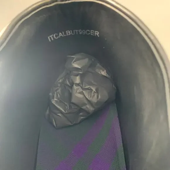 BURBERRY Size 7 Black Leather Pull On Boots - Picture 7 of 9